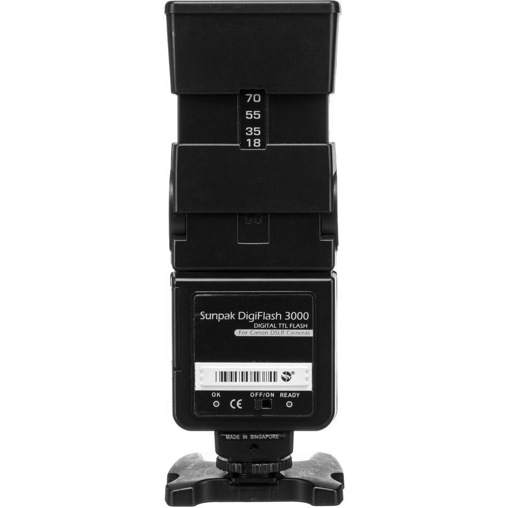 Sunpak DF3000C Digital Flash for Canon Cameras