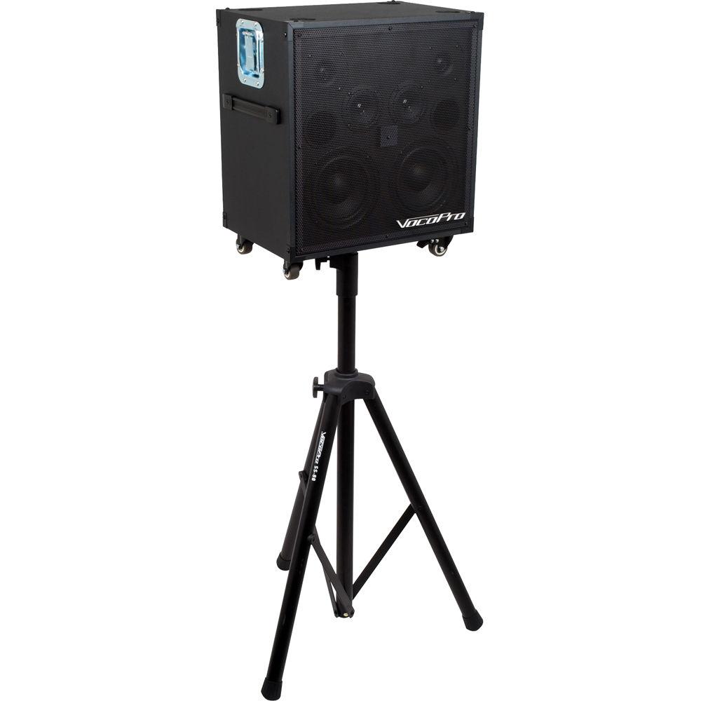 VocoPro CHAMPION-REC 4 200W 4-Channel Multi-Format Portable PA System with Digital Recorder