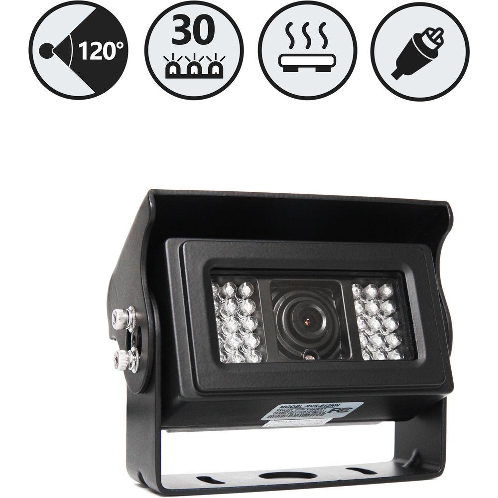 Rear View Safety RVS-812 120° Heated Camera with 28 IR Illuminators