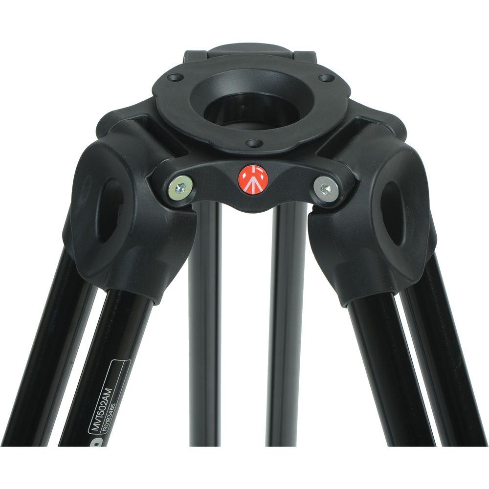 Manfrotto MVT502AM Aluminum Telescopic Twin Leg Video Tripod