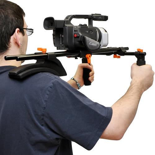Opteka CXS-300 Dual Grip Video Shoulder Stabilizer System for DSLR Cameras