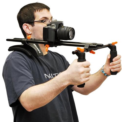 Opteka CXS-300 Dual Grip Video Shoulder Stabilizer System for DSLR Cameras