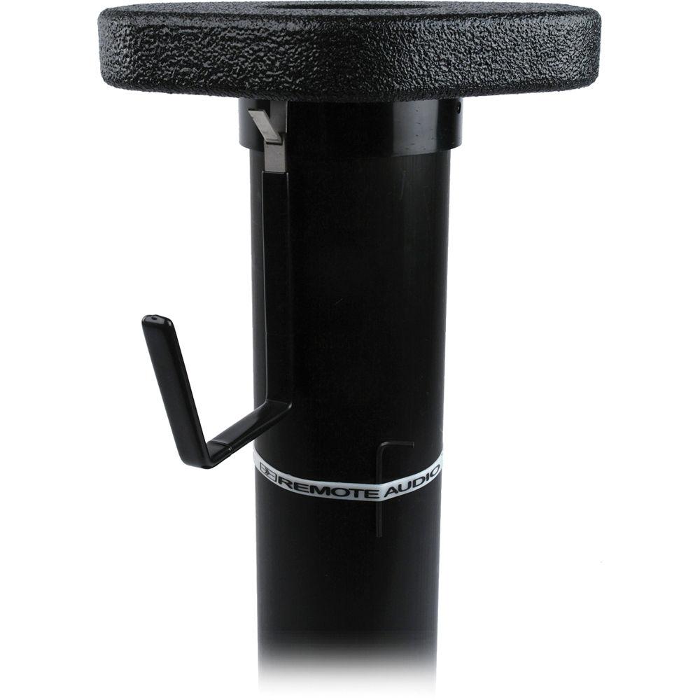 Remote Audio Boom Caddy Collapsible Boompole Stand with Hook