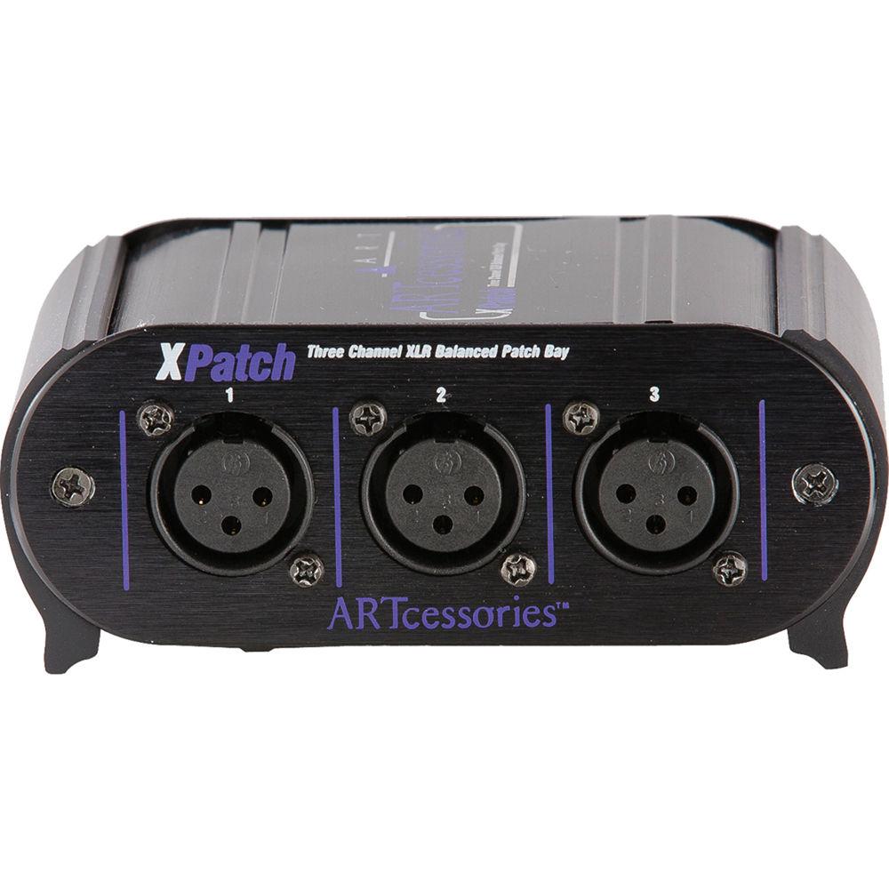 ART XPatch 3-Channel Balanced XLR Patch Bay