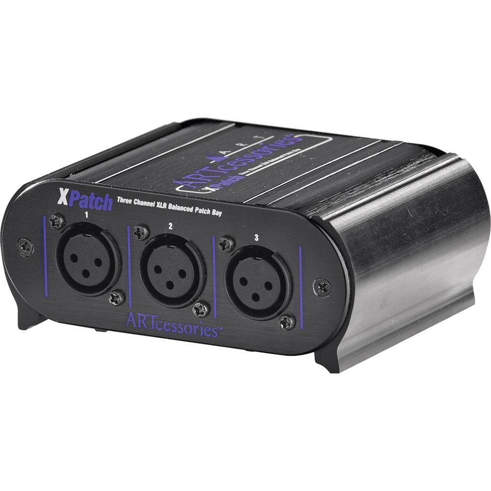 ART XPatch 3-Channel Balanced XLR Patch Bay