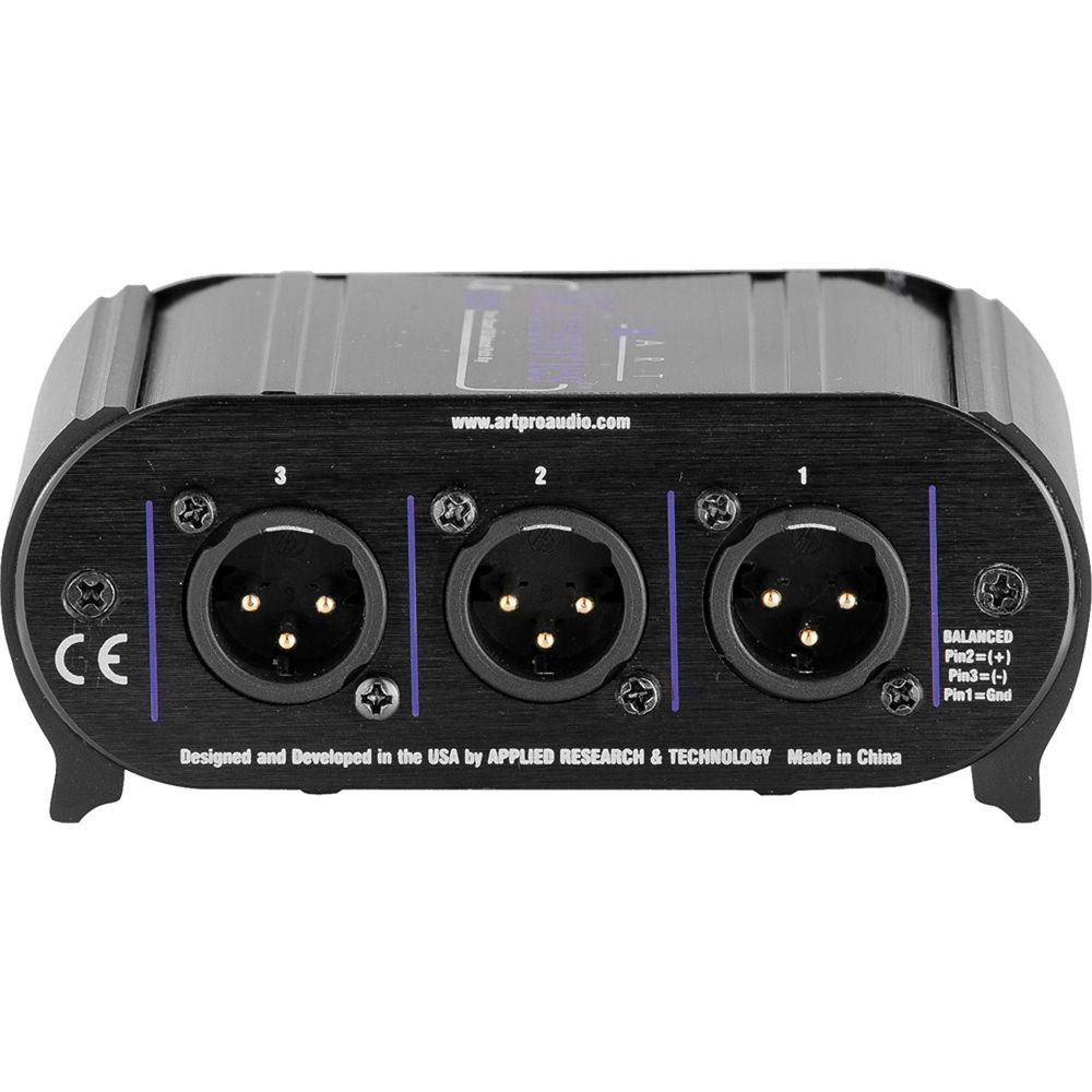 ART XPatch 3-Channel Balanced XLR Patch Bay