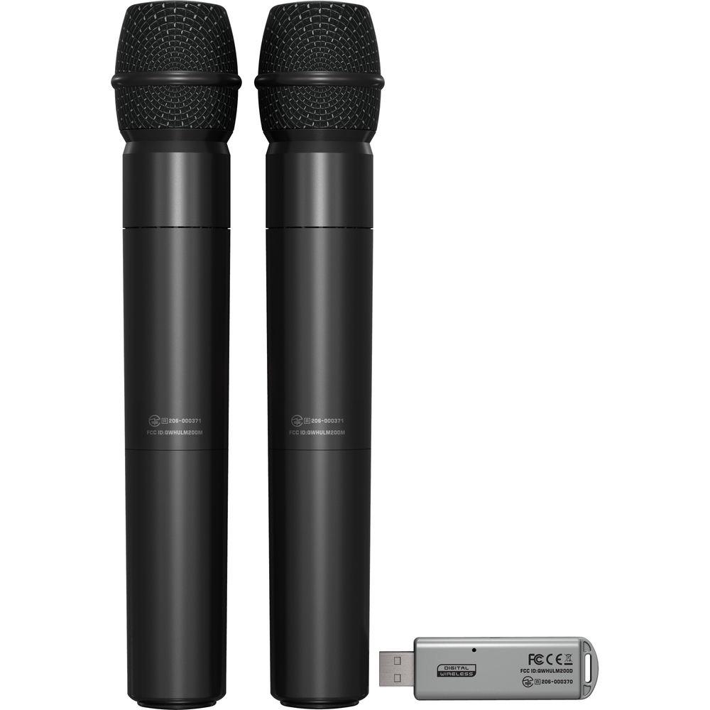Behringer Ultralink ULM202-USB 2.4 GHz Dual Wireless Microphone System