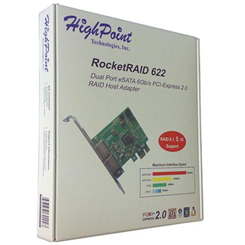 HighPoint RocketRAID 622 6Gb s External SATA RAID Host Adapter