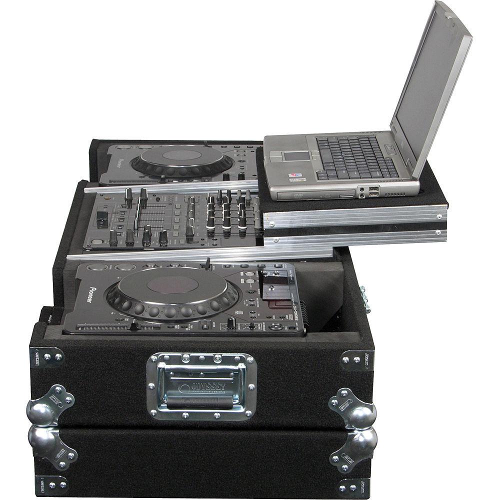 Odyssey Innovative Designs CGS12CDJ Glide Style Carpeted Covered CD Coffin