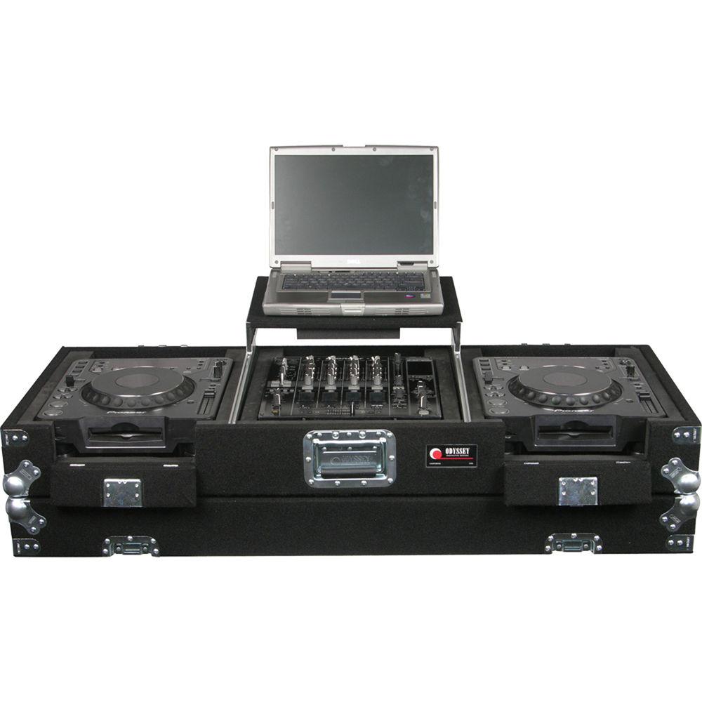 Odyssey Innovative Designs CGS12CDJ Glide Style Carpeted Covered CD Coffin