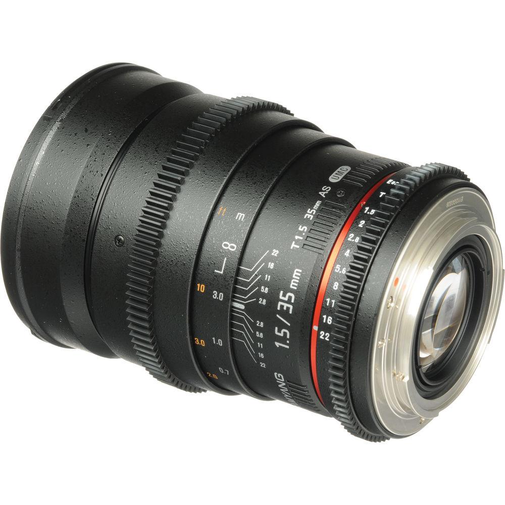 Samyang 35mm T1.5 Cine Lens for Canon EF