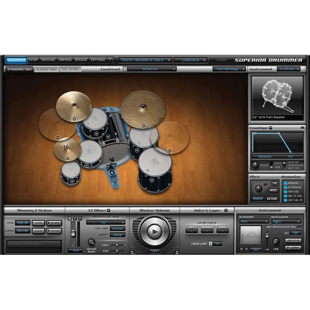 Toontrack Roots SDX - Brushes, Rods and Mallets