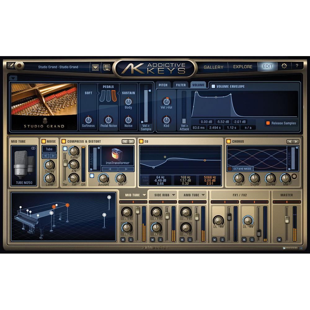 XLN Audio Addictive Keys - Studio Collection