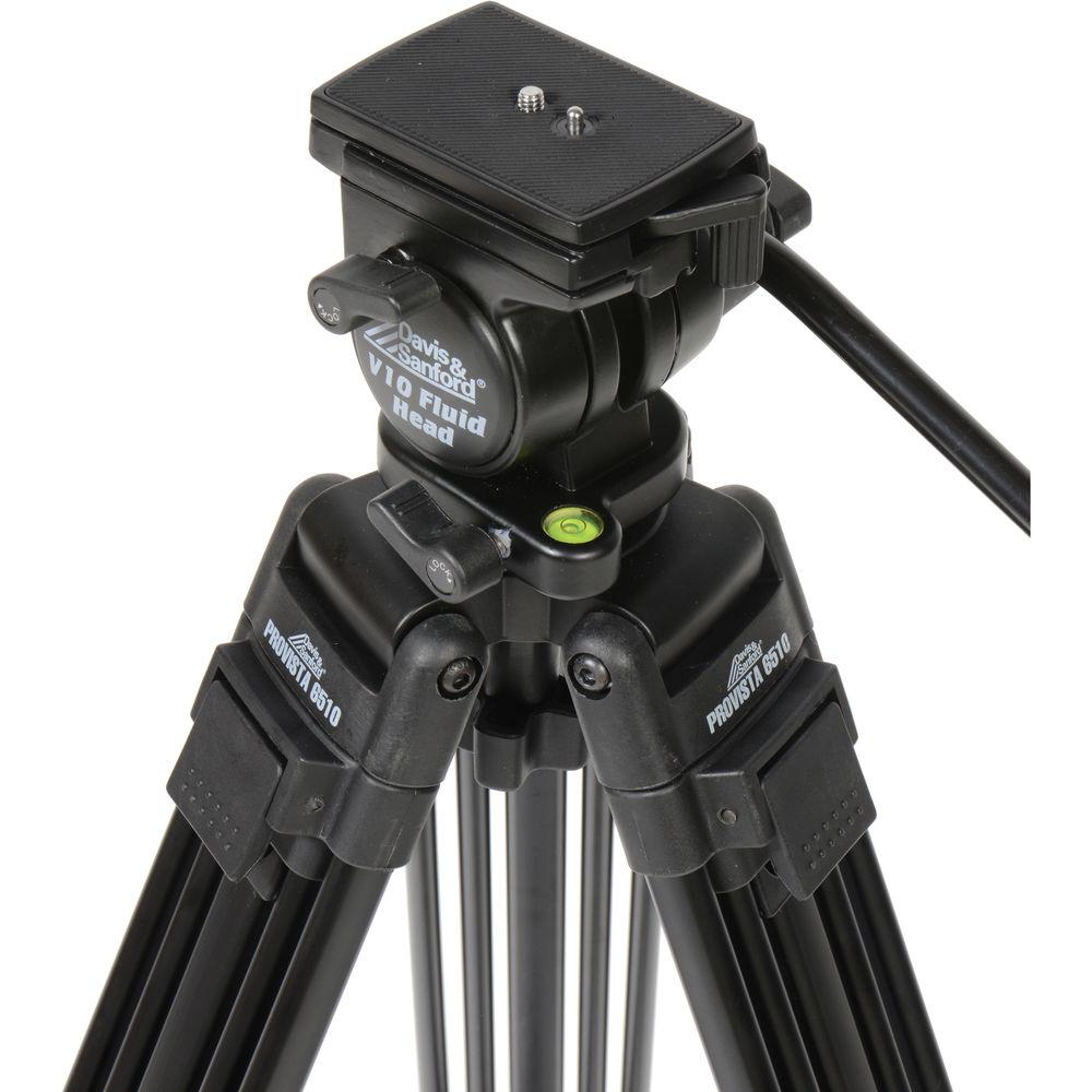 Davis & Sanford ProVista 6510 Aluminum Tripod with V10 Fluid Head