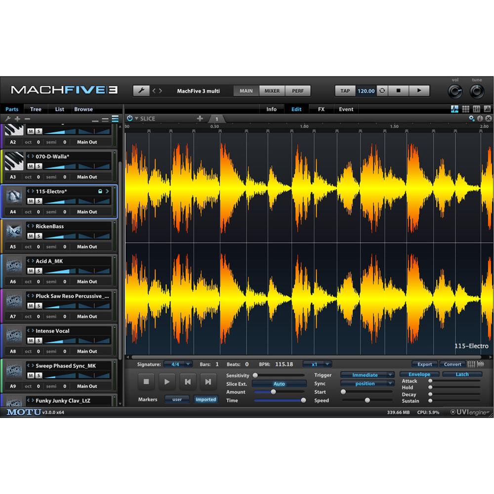MOTU MachFive 3 - Universal Virtual Sampler