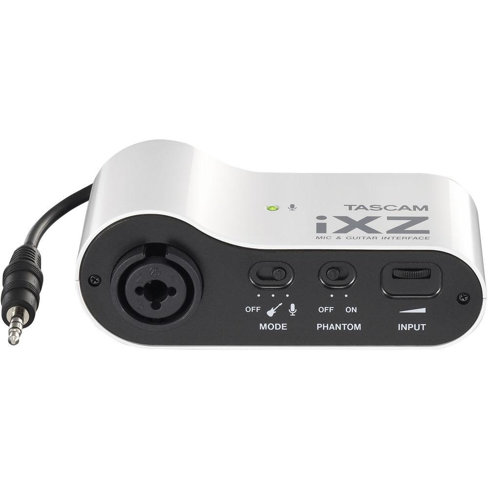 Tascam iXZ Mic & Instrument Interface for iPad iPhone iPod touch