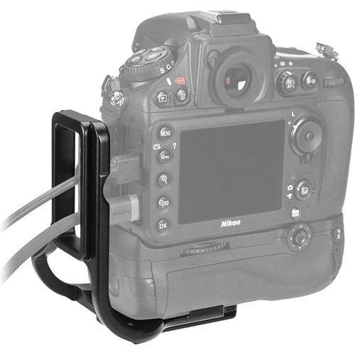 Kirk L-Bracket for Nikon D800, D800E and D810 with MB-D12 Battery Grip