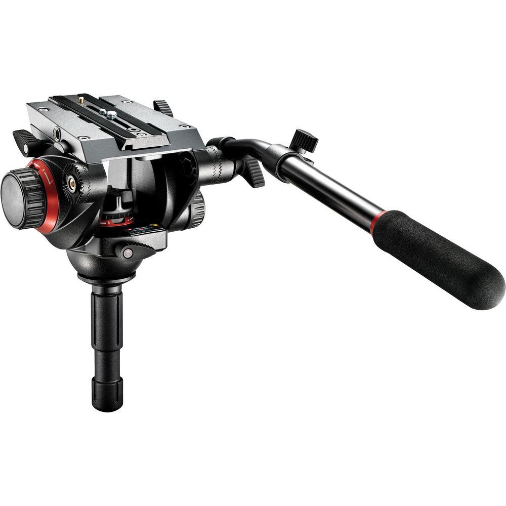 Manfrotto 504HD Head w 536 3-Stage Carbon Fiber Tripod System