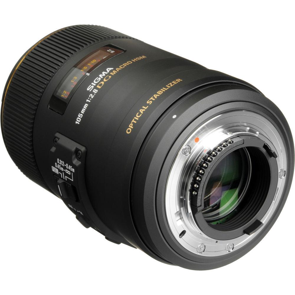 Sigma 105mm f 2.8 EX DG OS HSM Macro Lens for Nikon AF Cameras