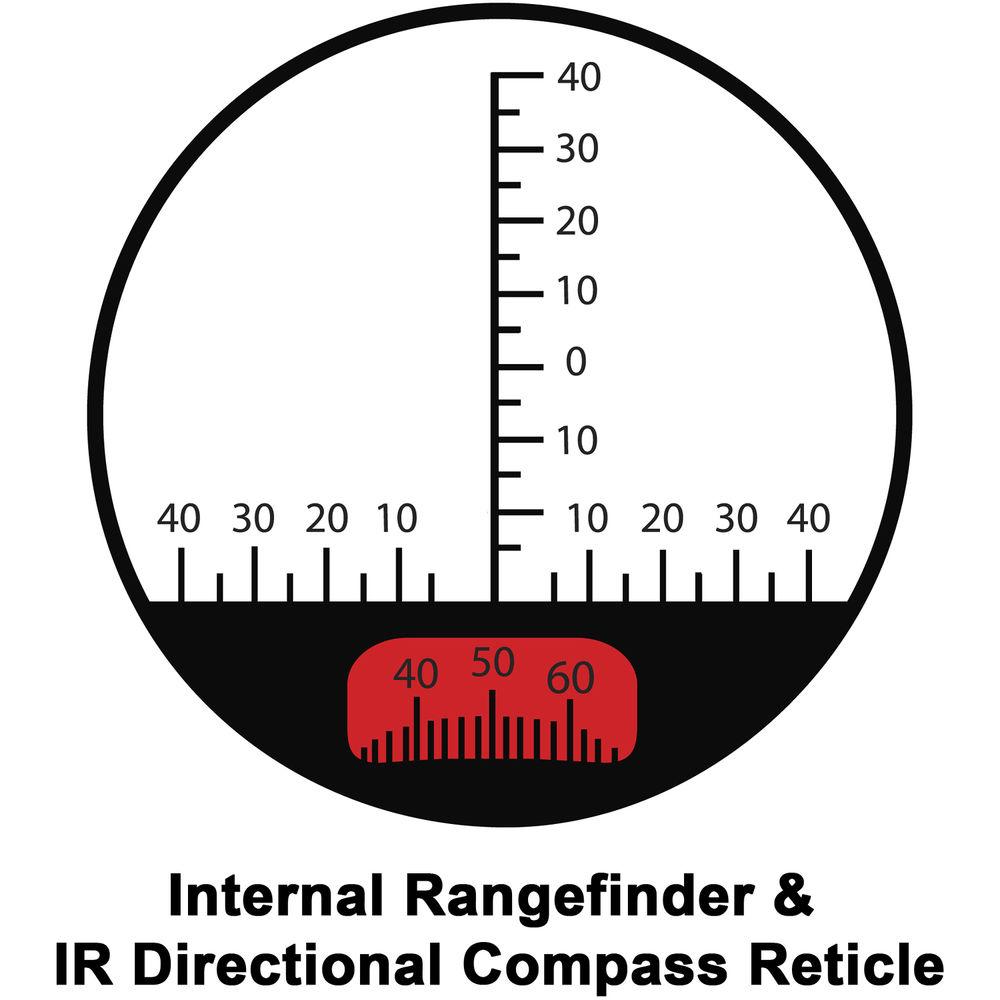 Barska 8x30 WP Battalion Binocular with Internal Rangefinder