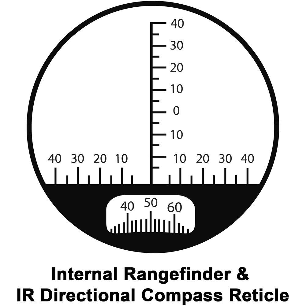Barska 8x30 WP Battalion Binocular with Internal Rangefinder