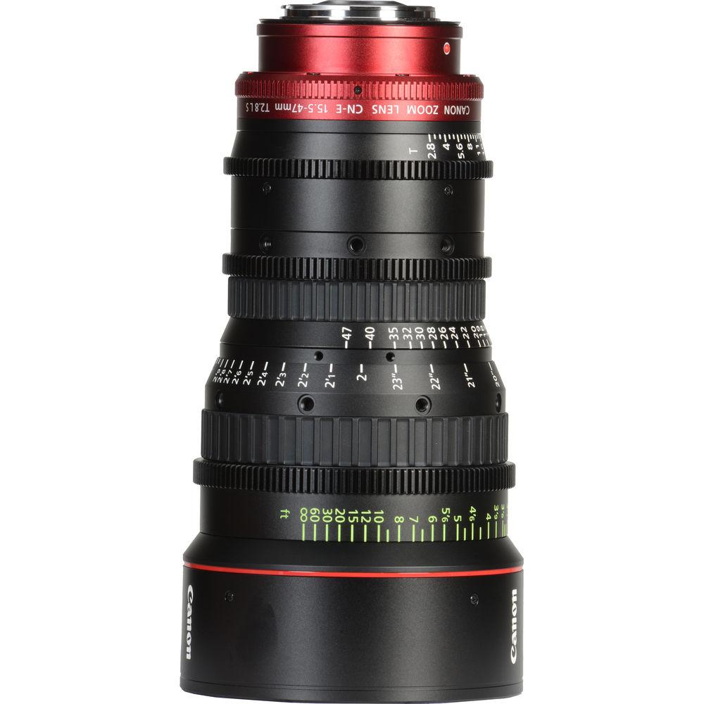 Canon CN-E 15.5-47mm T2.8 L S Wide-Angle Cinema Zoom Lens with EF Mount