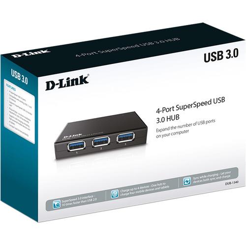 D-Link DUB-1340 4-Port USB 3.1 Gen 1 Hub