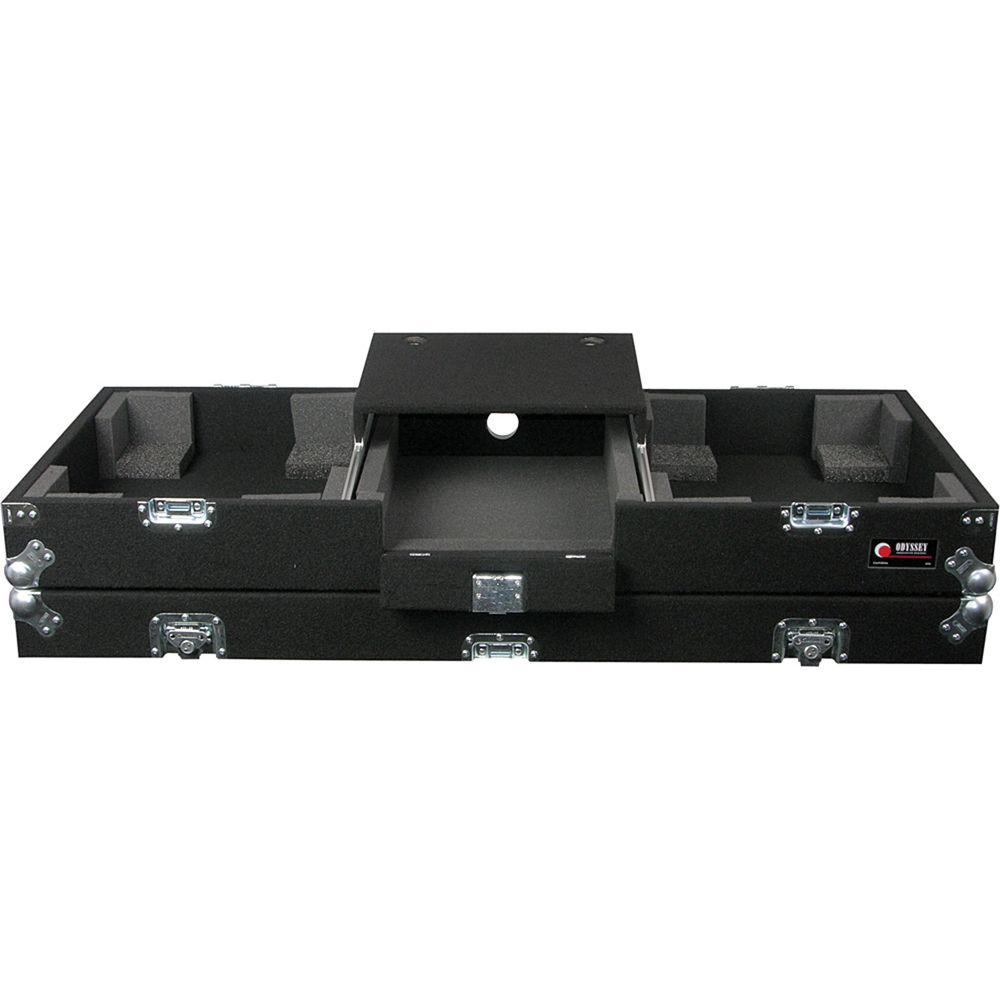 Odyssey Innovative Designs CGSBM12 Glide Style Carpeted Covered Turntable Coffin