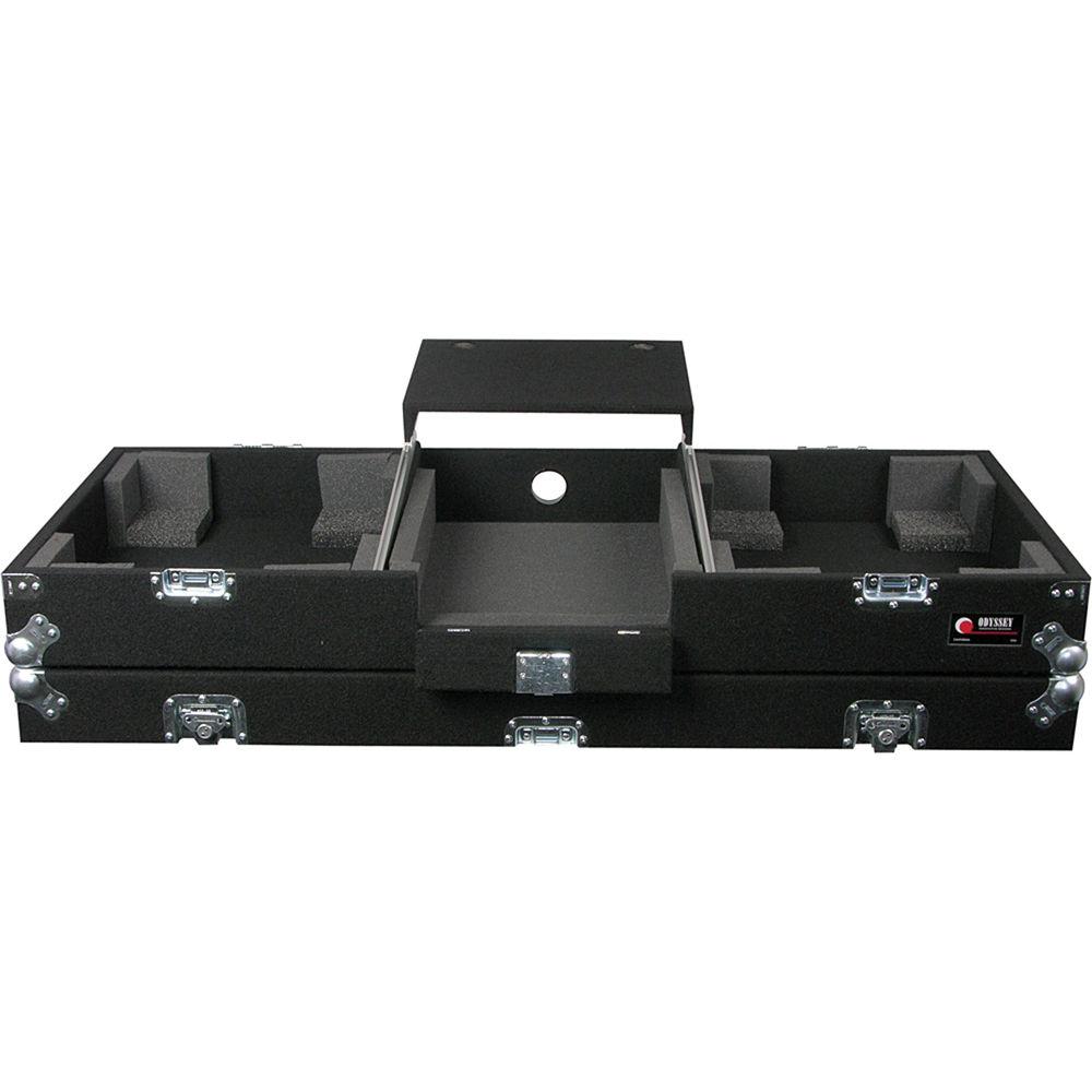 Odyssey Innovative Designs CGSBM12 Glide Style Carpeted Covered Turntable Coffin