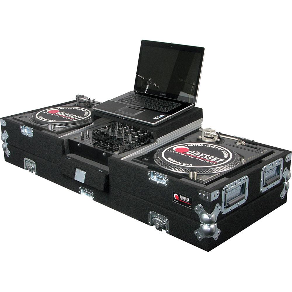 Odyssey Innovative Designs CGSBM12 Glide Style Carpeted Covered Turntable Coffin