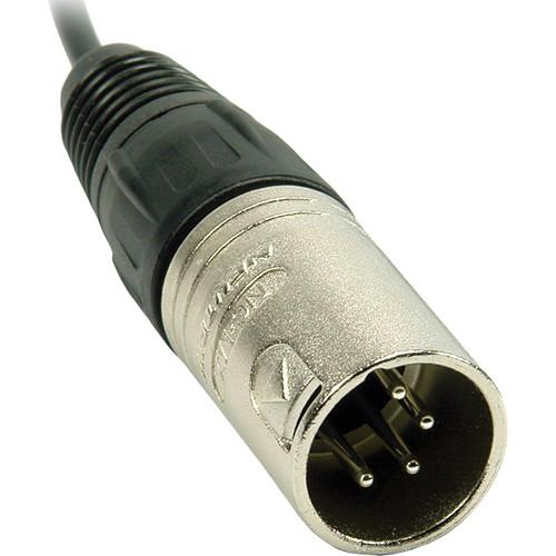 Remote Audio CAPWRX4MS760 XLR4M to S760 Right-Angle DC Power Cable