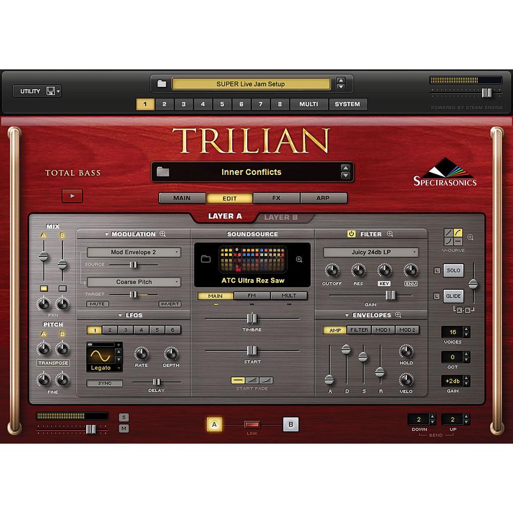Spectrasonics Trilian - Total Bass Virtual Instrument