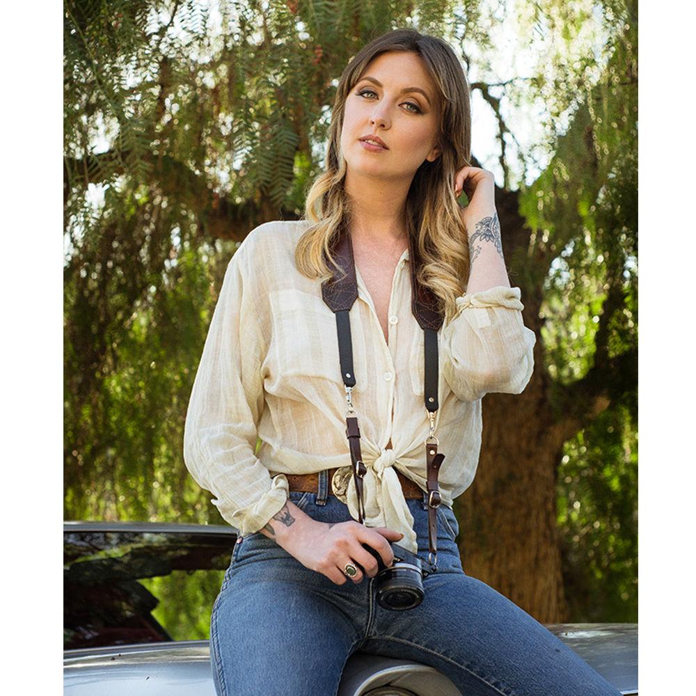 Heavy Leather NYC Classic Leather Camera Strap