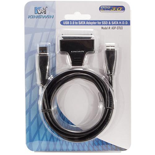 Kingwin ADP-07U3 USB 3.1 Gen 1 to SATA Adapter for SSD & SATA Hard Disk Drives