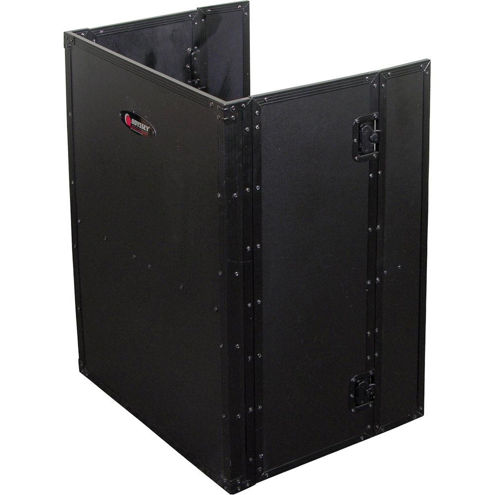 Odyssey Innovative Designs FZF2636BL Black Label Series Foldout DJ Stand