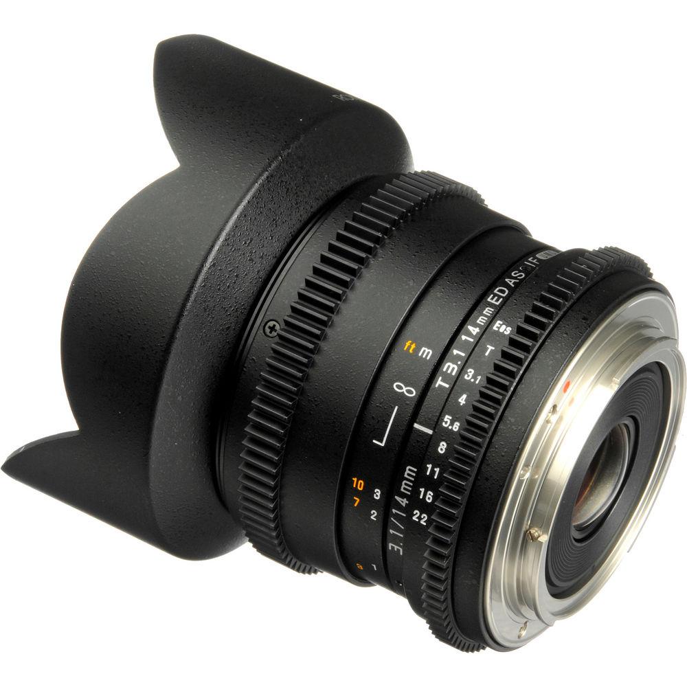Rokinon 14mm T3.1 Cine ED AS IF UMC Lens for Canon EF Mount
