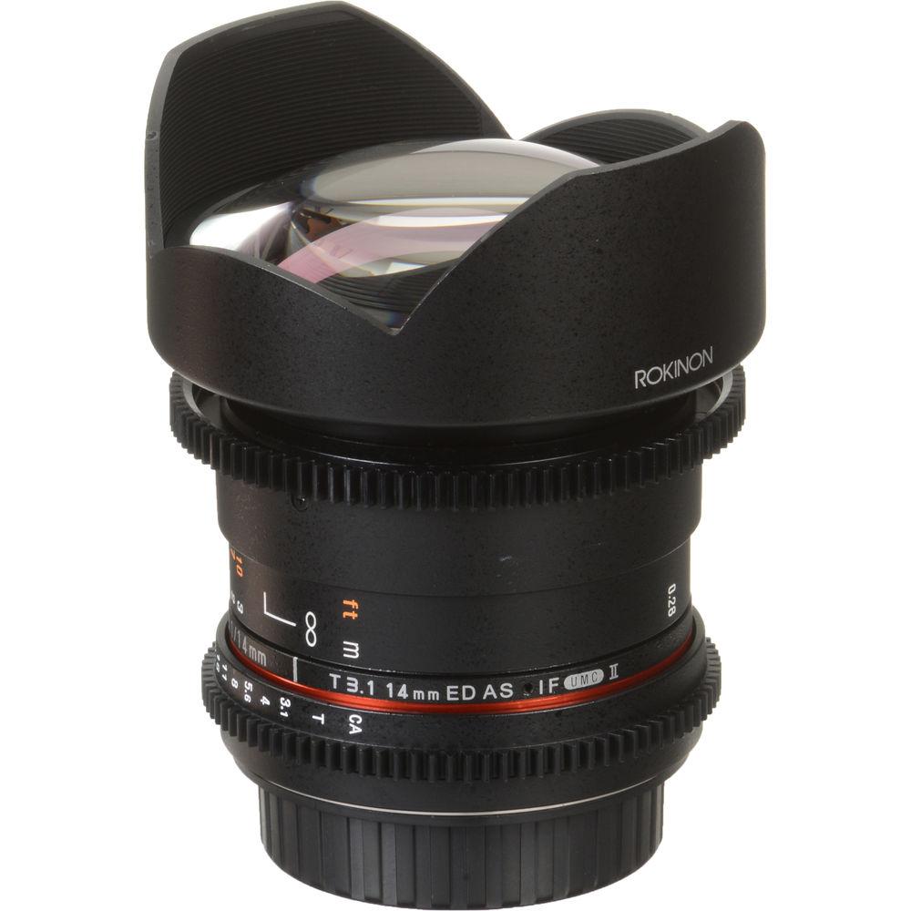 Rokinon 14mm T3.1 Cine ED AS IF UMC Lens for Canon EF Mount