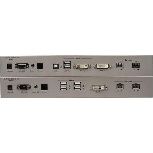 Gefen DVI 3600HD Optical DVI USB 2.0 RS-232 Audio Extender