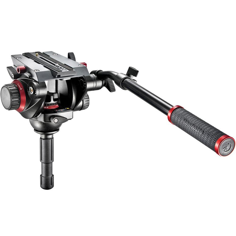 Manfrotto 504HD Head w 546B 2-Stage Aluminum Tripod System