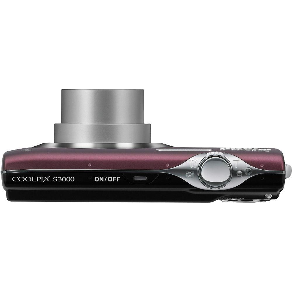 Nikon CoolPix S3000 Digital Camera - Refurbished