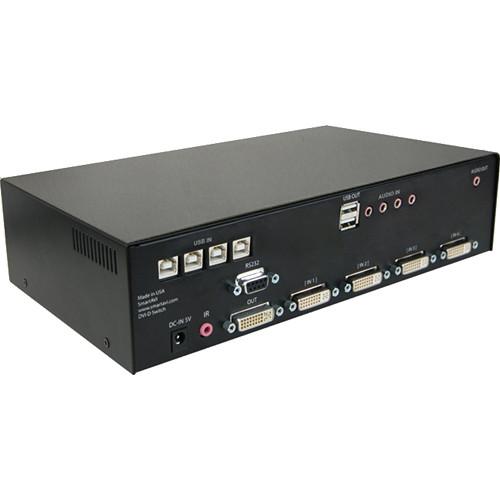Smart-AVI 4-port Cross-platform DVI-D Switch