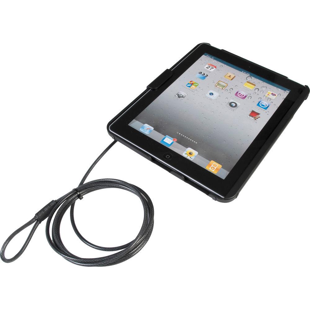 CTA Digital Anti-Theft Case with Built-In Stand for iPad Air, iPad Air 2, and iPad 1st - 4th Generation