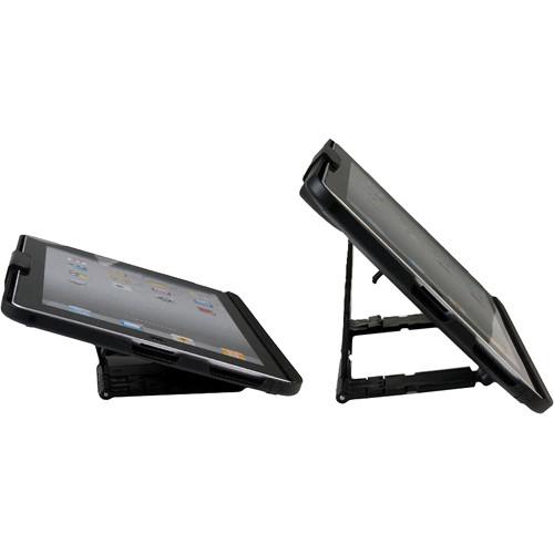 CTA Digital Anti-Theft Case with Built-In Stand for iPad Air, iPad Air 2, and iPad 1st - 4th Generation