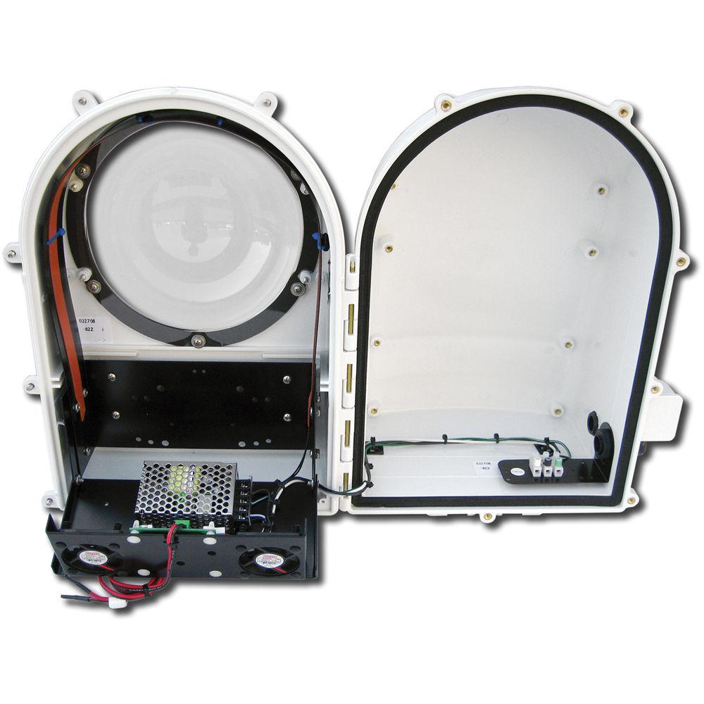 Dotworkz D3 Ring of Fire De-Icing Outdoor Camera Enclosure with MVP and Clear Lens