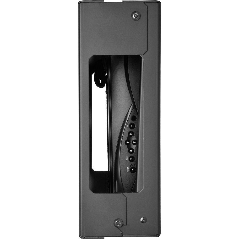 Peerless-AV Flat Tilt Wall Mount with Media Device Storage