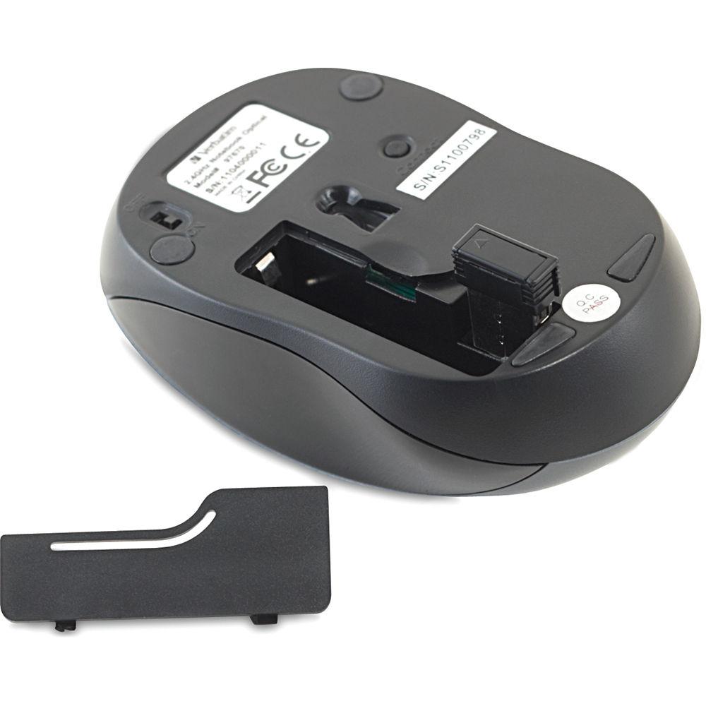 Verbatim Graphite Nano Wireless Notebook Optical Mouse