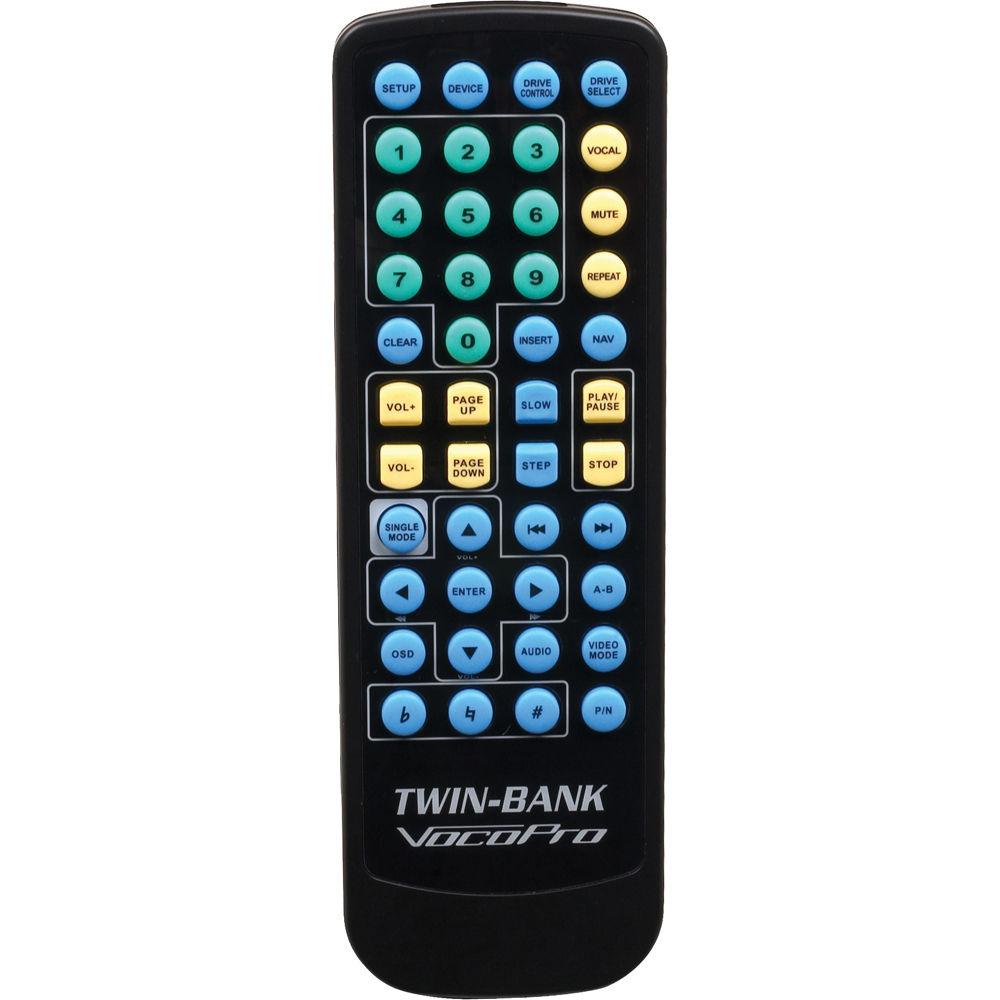 VocoPro TWIN-BANK Professional Multi-Format Dual Hard Drive Player