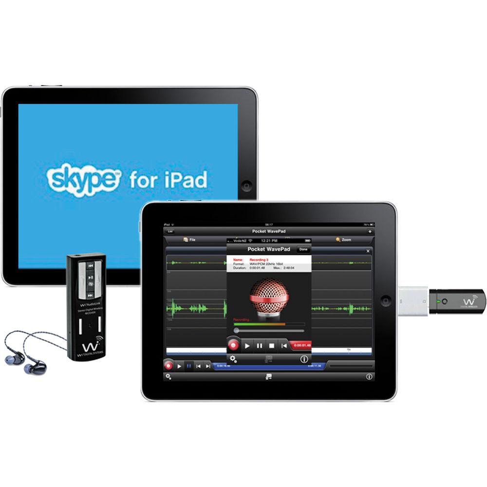 Wi Digital AudioLink Ui Digital Wireless System for iPad, iPhone, Mac, PC and Skype, Wi, Digital, AudioLink, Ui, Digital, Wireless, System, iPad, iPhone, Mac, PC, Skype