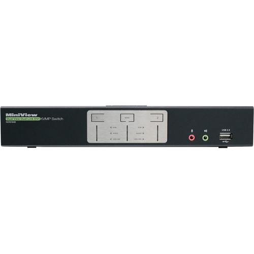 IOGEAR 2-Port DualView Dual-Link DVI KVMP Switch with Audio