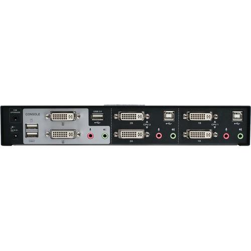 IOGEAR 2-Port DualView Dual-Link DVI KVMP Switch with Audio